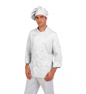 CHAQUETA COCINA COLOR BLANCO MODELO "IMOLA"