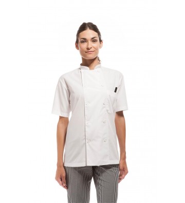 CHAQUETA COCINA POPELÍN ELÁSTICO MODELO "PALERMO"